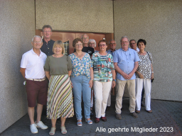 Alle geehrten Mitglieder 2023